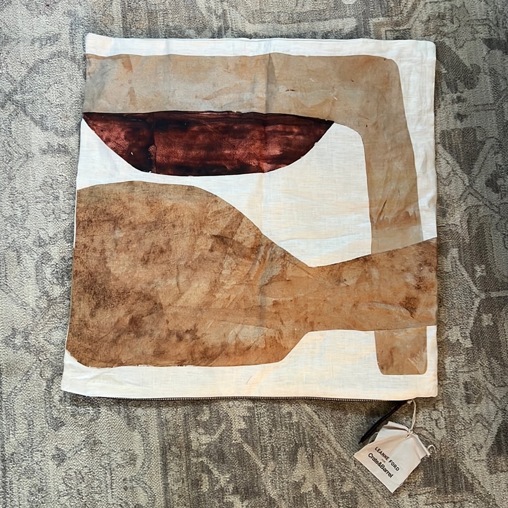 Crate&Barrel Leanne Ford pillow cover